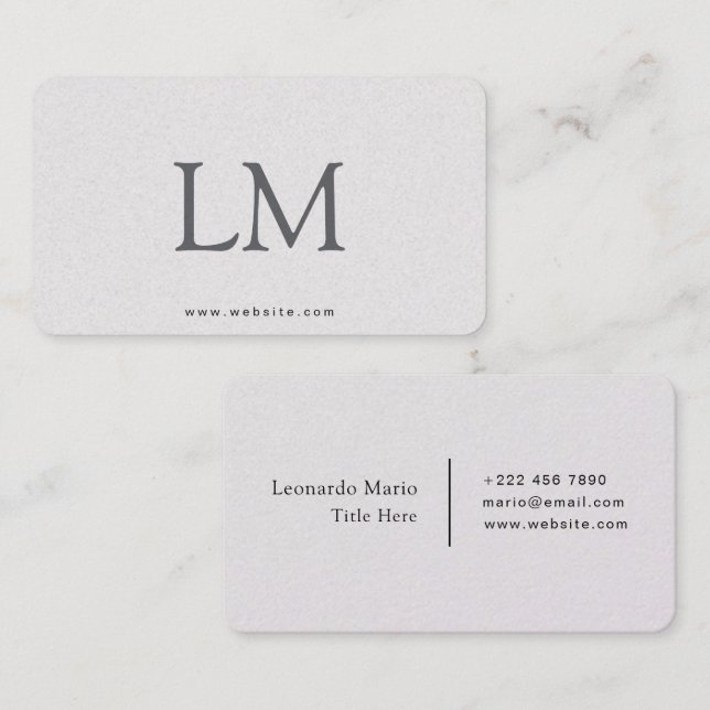 Professional Custom Standard 3.5" x 2.0" Business Card (Front/Back)