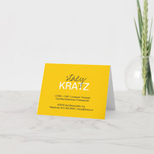 Professional Custom Thank You Card