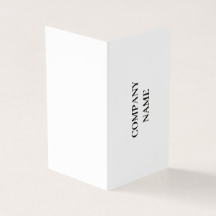 Professional Custom Vertical Book Fold Folded Business Card