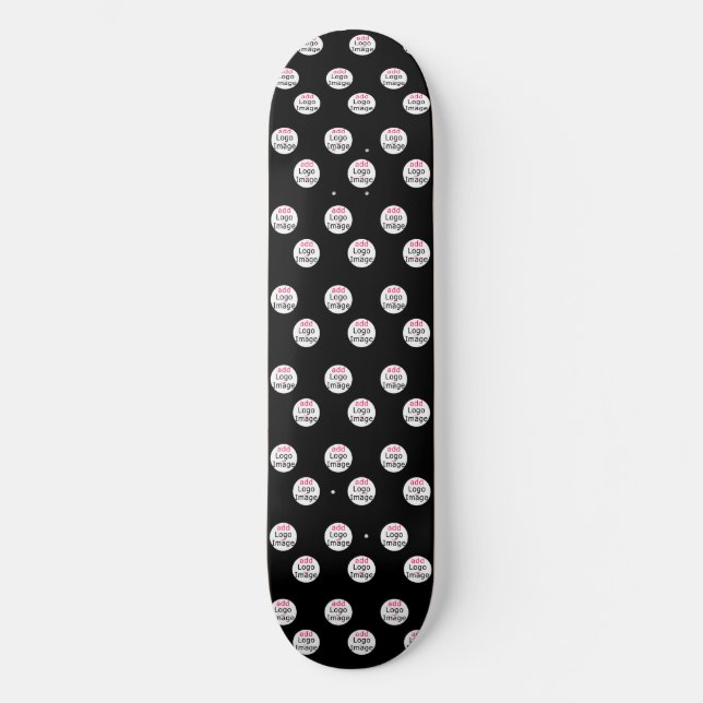 Professional Customisable Business Brand Black Skateboard (Front)