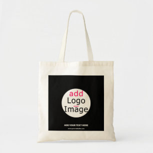 Professional Customisable Business Brand Black   Tote Bag