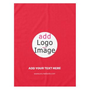 Professional Customisable Business Brand Red Tablecloth