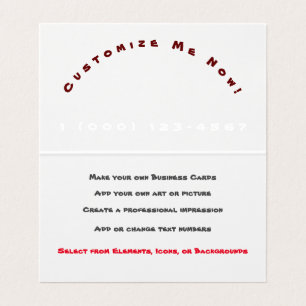 Professional Customisable Business Cards