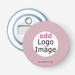 Professional Customisable Business Dusty Rose Hue Bottle Opener