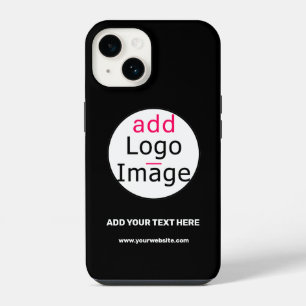Professional Customisable Business Trademark Black iPhone 14 Case