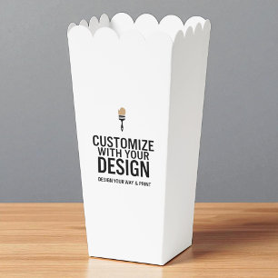 Professional Customised Personalised Popcorn Favour Box