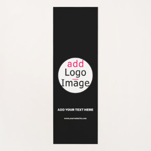 Professional Customizable Business Brand Black  Yoga Mat