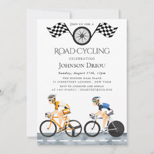 Professional Cycling Race Sports Invitation
