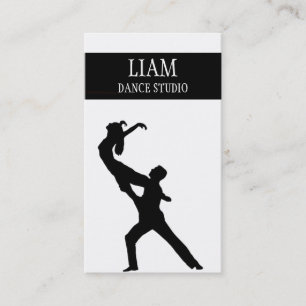 Professional Dance Studio, Instructor Business Card