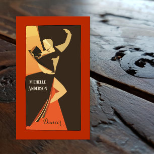 Professional Dancer Business Card