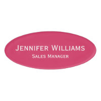 Professional Dark Pink Office Executive Magnetic