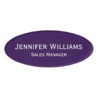 Professional Dark Purple Office Executive Magnetic