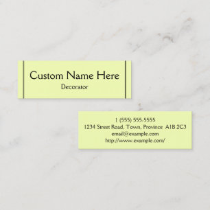 Professional Decorator Business Card