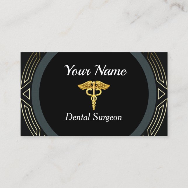 Professional Dental Business Card (Front)