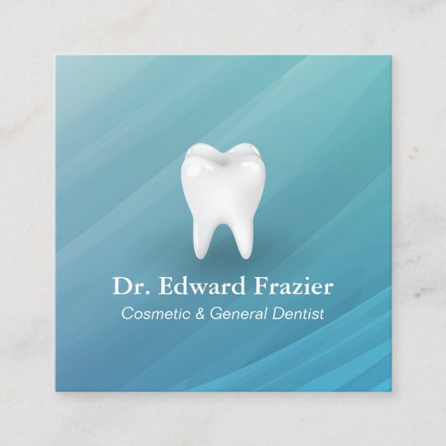 Professional Dental Care Dentist Appointment Aqua (Front)