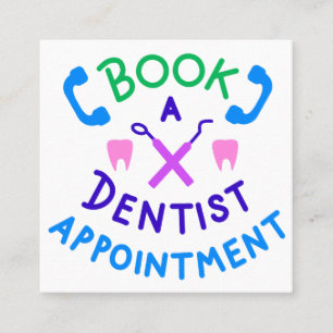 Professional Dental Care Dentist Appointment Card