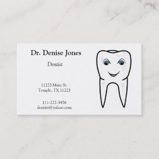 Professional Dentist Business Card