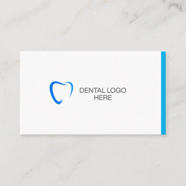 Professional Dentist Business Presentation Card (Front)