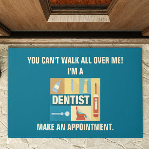 Professional Dentist Iconic Designed Doormat