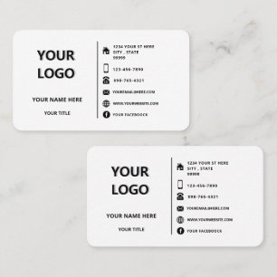 Professional Design Business Card - Your Colours