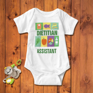 Professional Dietician Iconic Designed Baby Bodysuit