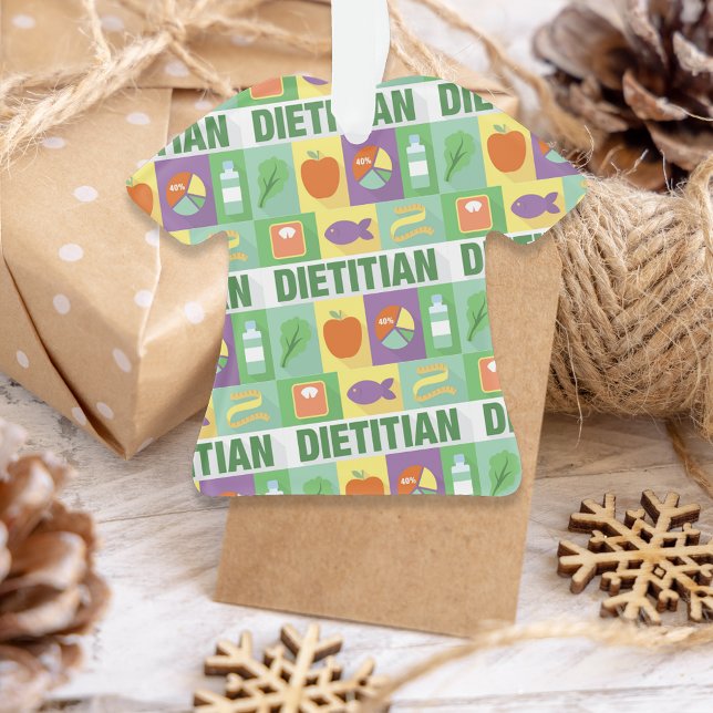 Professional Dietician Iconic Designed Ornament (Creator Uploaded)