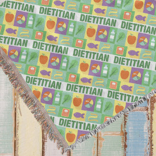 Professional Dietician Iconic Designed Throw Blanket