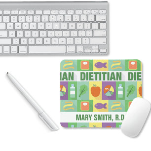 Professional Dietician Pictogram•Custom Mouse Pad