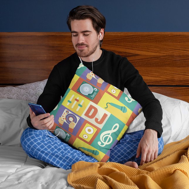 Professional Disc Jockey Iconic Designed Cushion (Creator Uploaded)