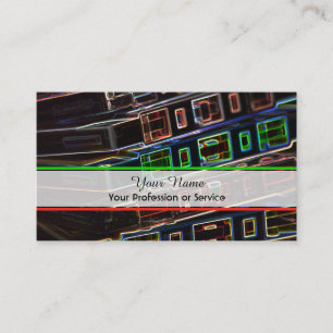 Professional DJ and VJ business card