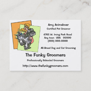 Professional Dog And Cat Grooming Cards