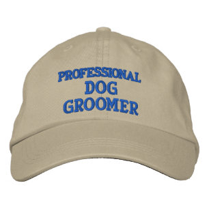 PROFESSIONAL DOG GROOMER EMBROIDERED HAT