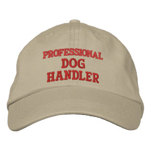 PROFESSIONAL DOG HANDLER EMBROIDERED HAT