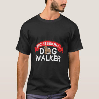Professional Dog Walker Cute Dog Walking Hoodie T-Shirt