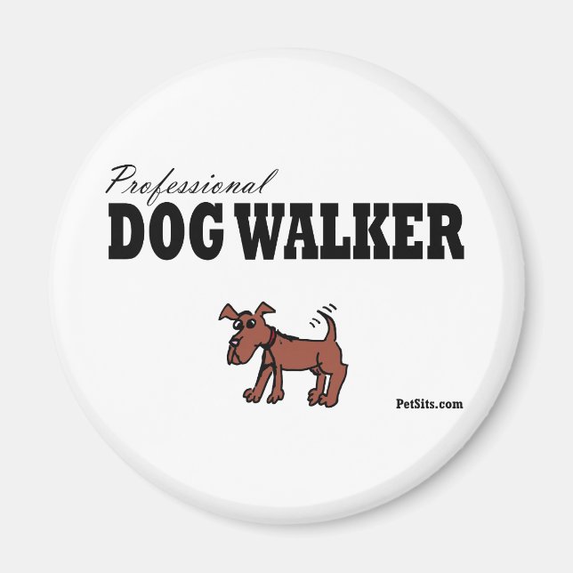 Professional Dog Walker Magnet (Front)
