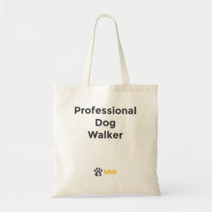 Professional Dog Walker Tote Bag Funny Dog Walke