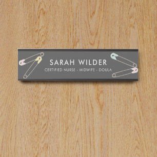 Professional Doula Birthing Coach Nurse Door Sign