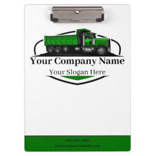 Professional Dump Truck Hauling Company  Clipboard