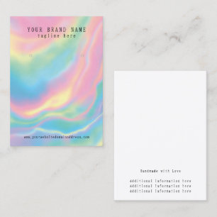 Professional Earring Display Business Card