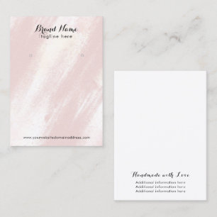 Professional Earring Display Business Card