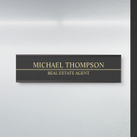 Professional Elegant Black and Gold