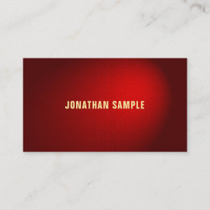 Professional Elegant Black Red Damask Template Business Card