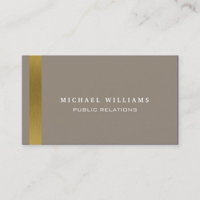 PROFESSIONAL ELEGANT BLUE RELATIONS BUSINESS CARD (Front)