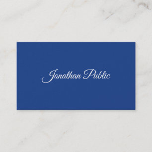 Professional Elegant Calligraphy Design Luxury Business Card