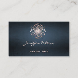 Professional elegant chic dandelion business card