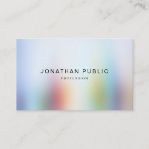 Professional Elegant Colourful Template Modern Business Card