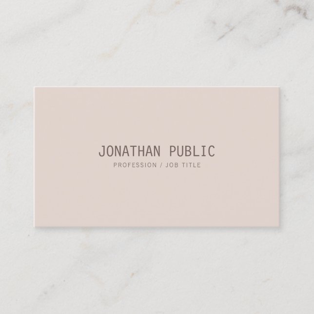 Professional Elegant Colours Modern Clean Template Business Card (Front)