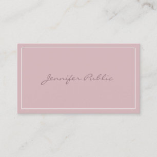 Professional Elegant Colours Modern Sleek Plain To Business Card