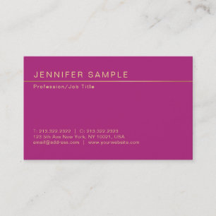 Professional Elegant Creative Trendy Modern Business Card
