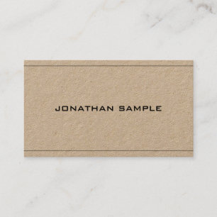 Professional Elegant Design Simple Plain Luxury Business Card